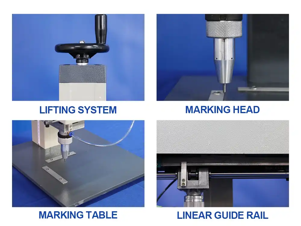 pneumatic dot peen marking machine pneumatic dot peen marking machine